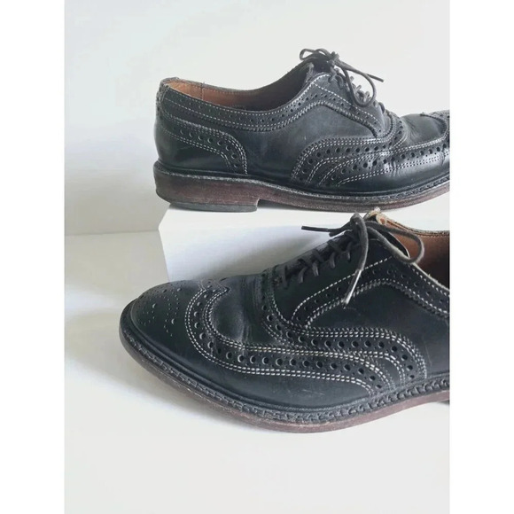 Allen Edmonds McTavish Wingtip Oxford Leather Brogue Black Dress Shoes 9 D main image 10